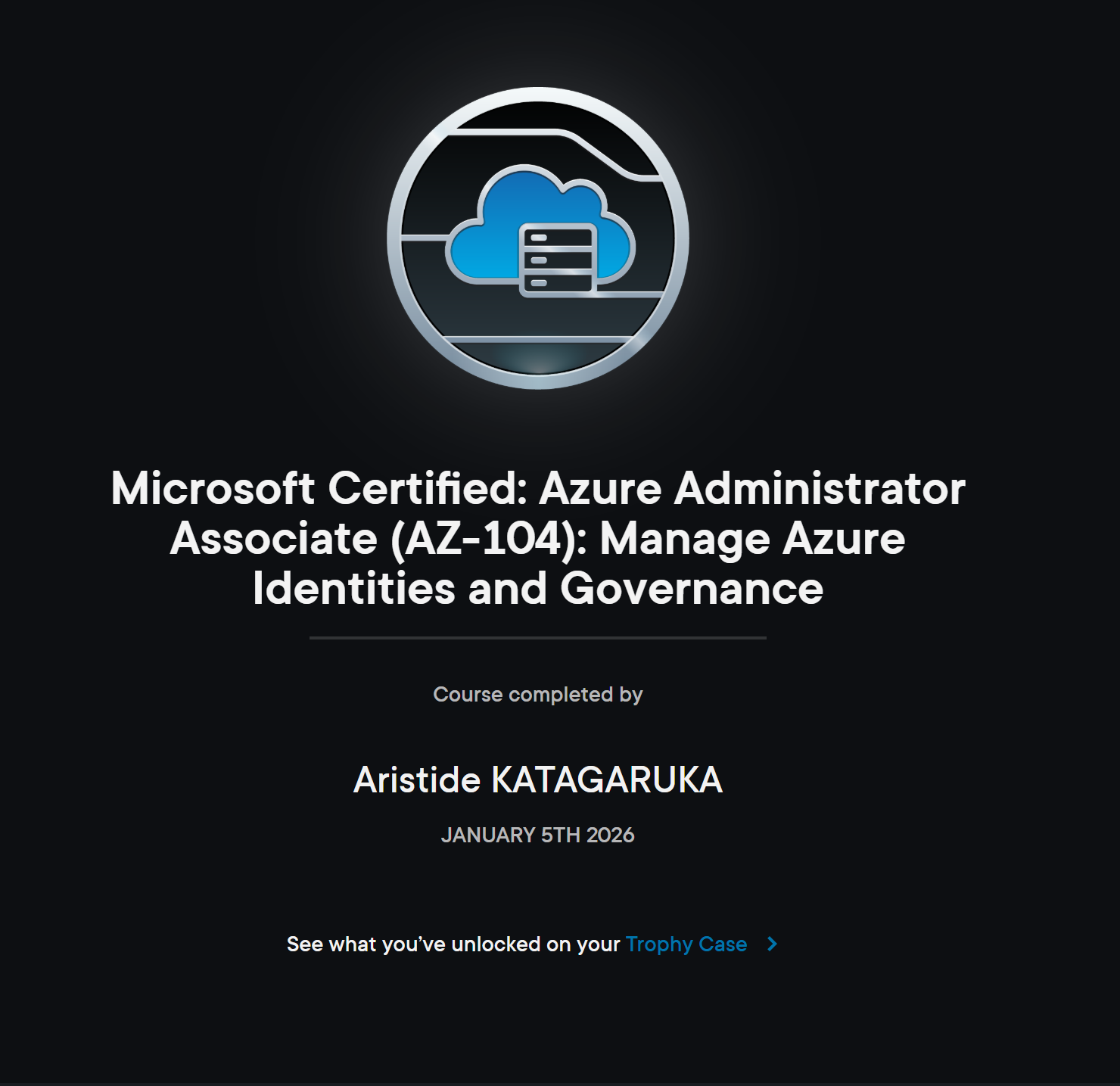 Course: AZ-104 Manage Azure Identities and Governance